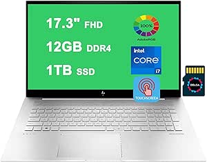 HP HP ENVY 17 i7 Touchscreen Laptop 12GB 1TB SSD