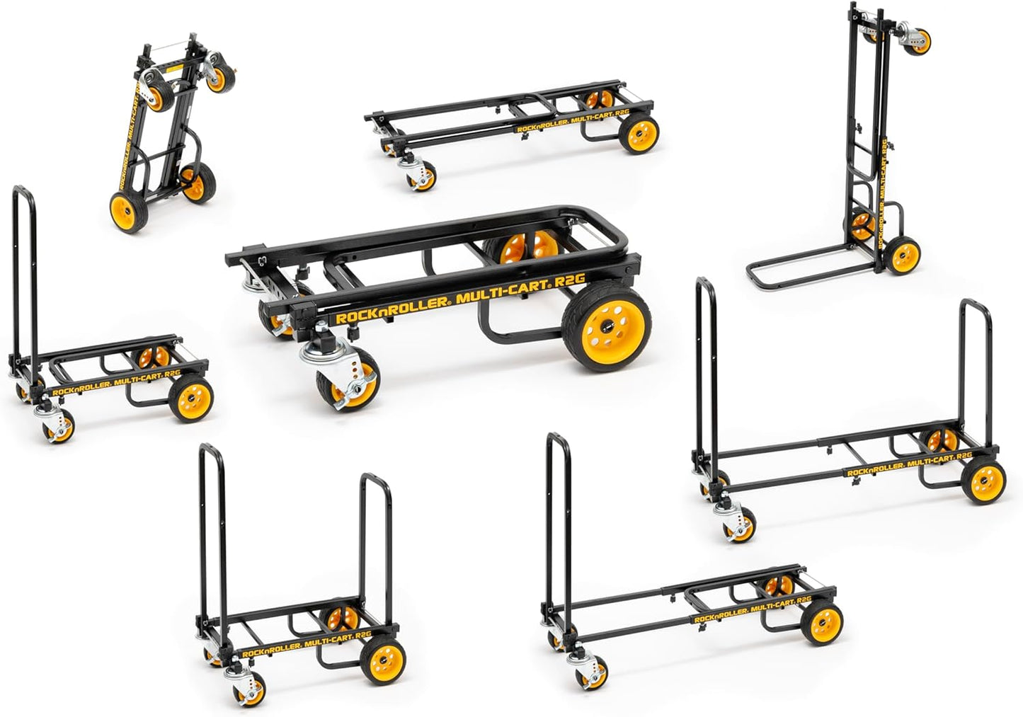 Rock-N-Roller RNR-R2G Micro Ground Glider - 8-in-1 Multi-Cart, 350 lbs Capacity