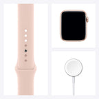 Apple Watch Series SE (GPS, 44mm) Gold Renewed