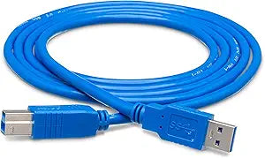 Hosa USB306AB SuperSpeed USB 3.0 A to B Cable - 6 Feet