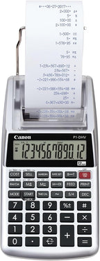 Canon 2203C001 P1-DHV-3 Printing Desktop Calculator Silver