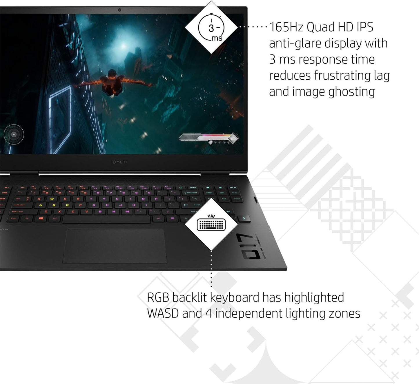 HP TPN-Q266 Omen i9 Gaming Laptop RTX 4080 64GB 4TB SSD