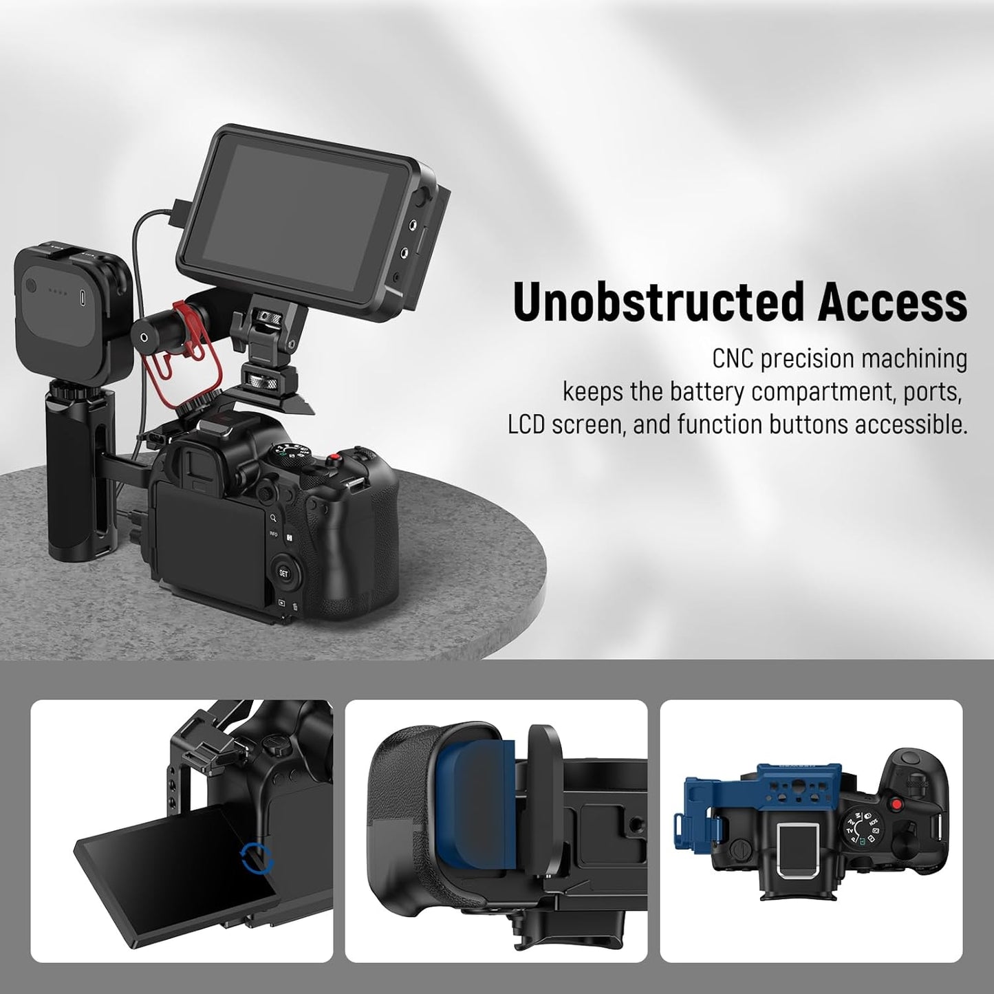 Neewer 10102813 R6/R6 Mark II Camera Half Cage Rig