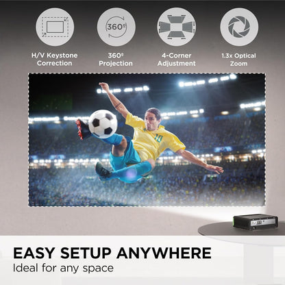 ViewSonic X1-4KPRO 4K UHD LED Google TV Projector