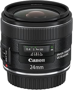 Canon 5345B005AA EF 24mm f/2.8 IS USM Wide Angle Lens