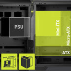 MSI MAG PANO 100R PZ Mid-Tower Gaming Case
