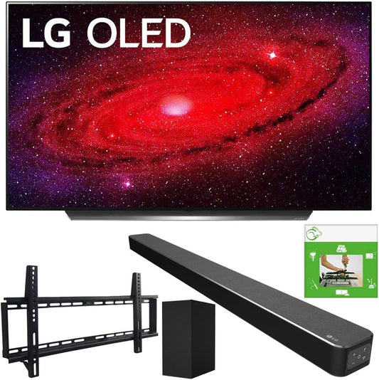 LG E29LGOLED55CXPUA 55" OLED 4K Smart TV Bundle