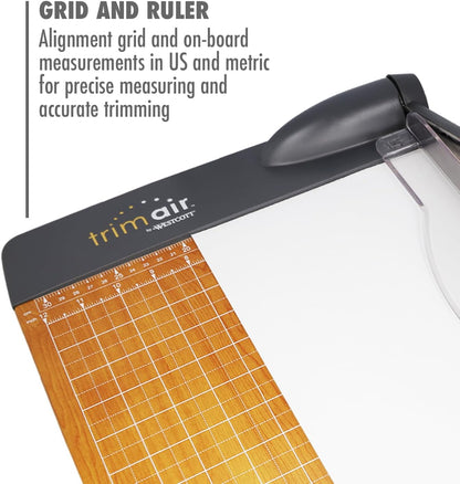 Westcott 15106 12'' TrimAir Guillotine Paper Cutter - 30 Sheet