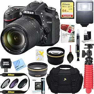 Nikon D7200 DX-Format Digital SLR Camera Kit