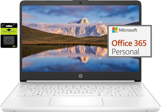 HP Ultralight Laptop, Quad-Core, 16GB RAM, Win 11 S