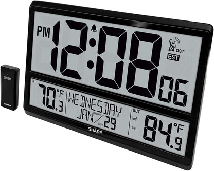 Sharp Flechazo-0401 Atomic Digital Wall Clock