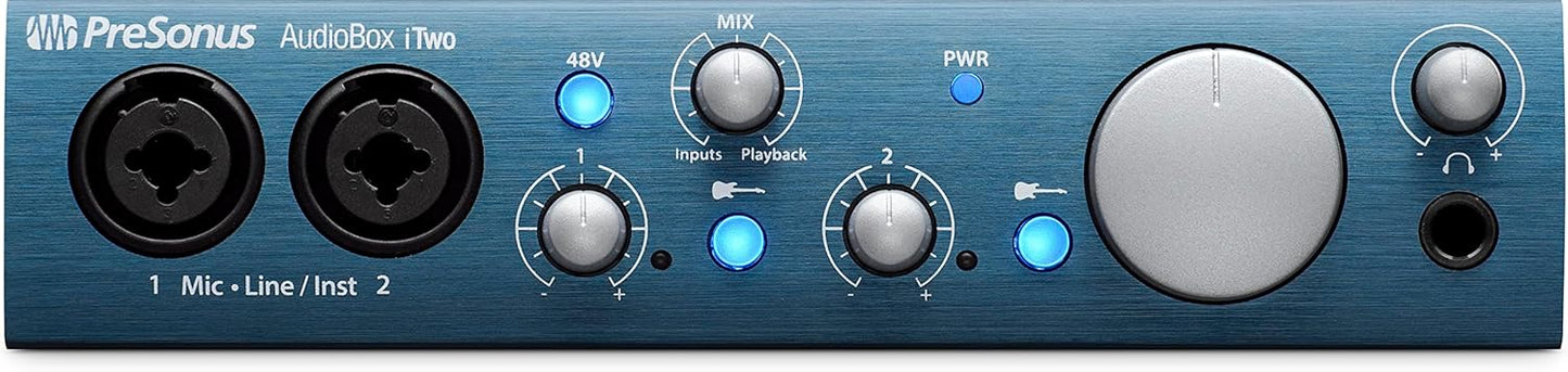 PreSonus AudioBox iTwo USB Audio Interface Bundle