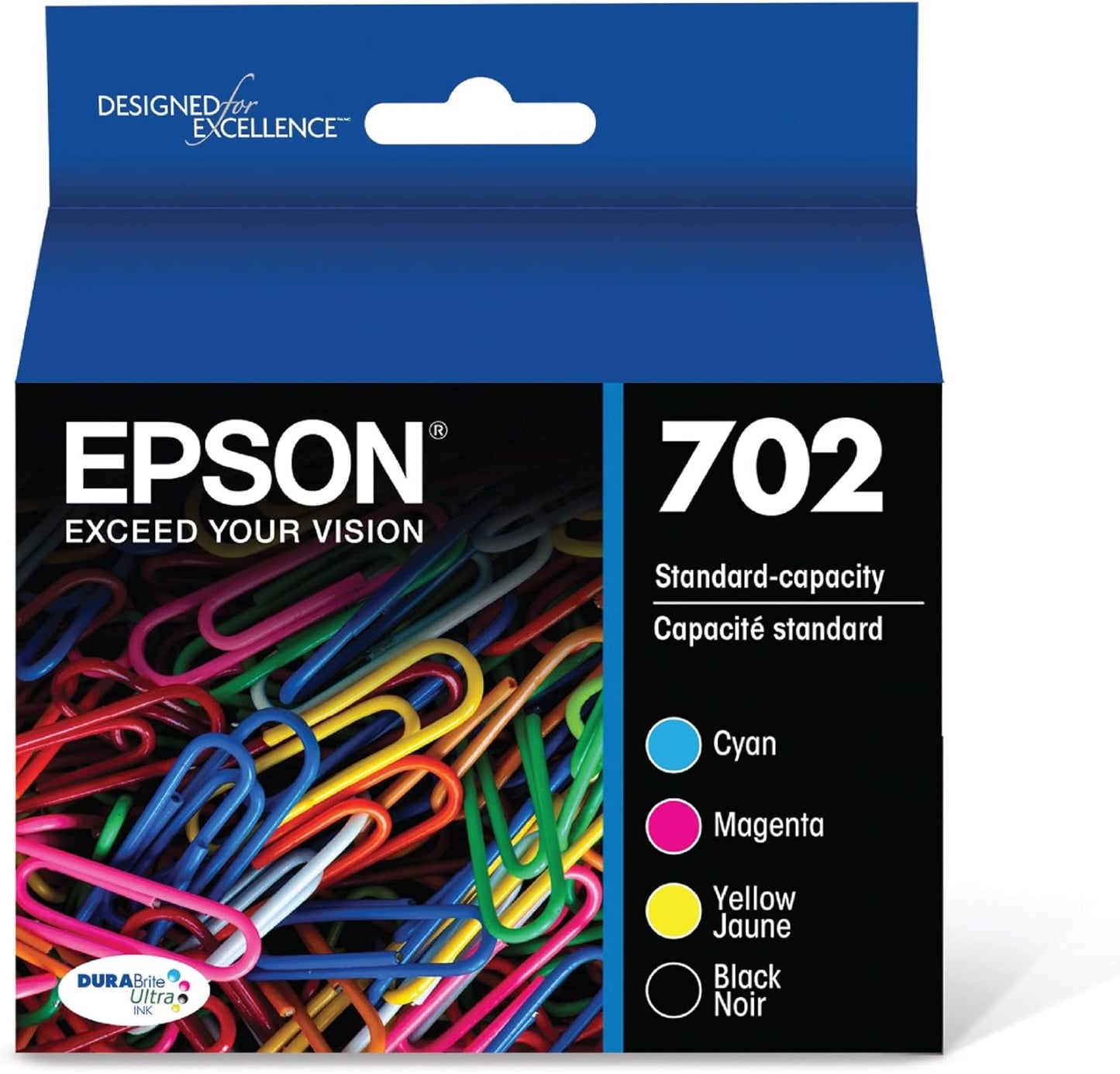 Epson T702120-BCS DURABrite Ink Cartridge Combo Pack