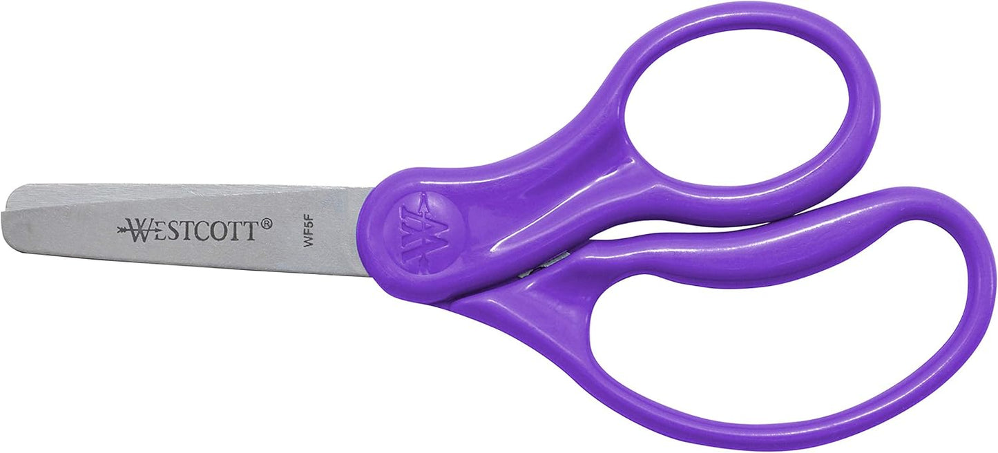 Westcott 16454 Kids' Safety Scissors 6-Pack