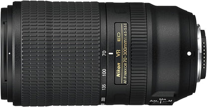 Nikon E44NK70300EDVR AF-P 70-300mm Lens DSLR Bundle