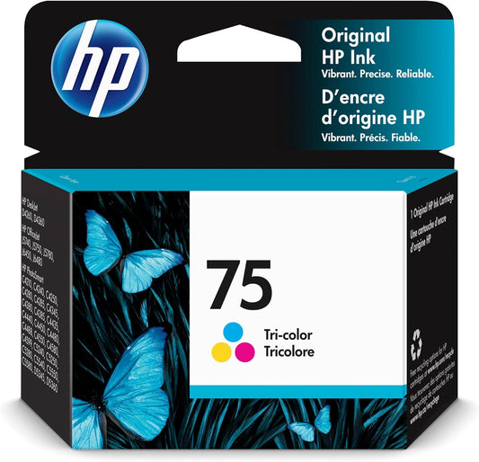 HP CB337WN 75 Tri-color Ink Cartridge
