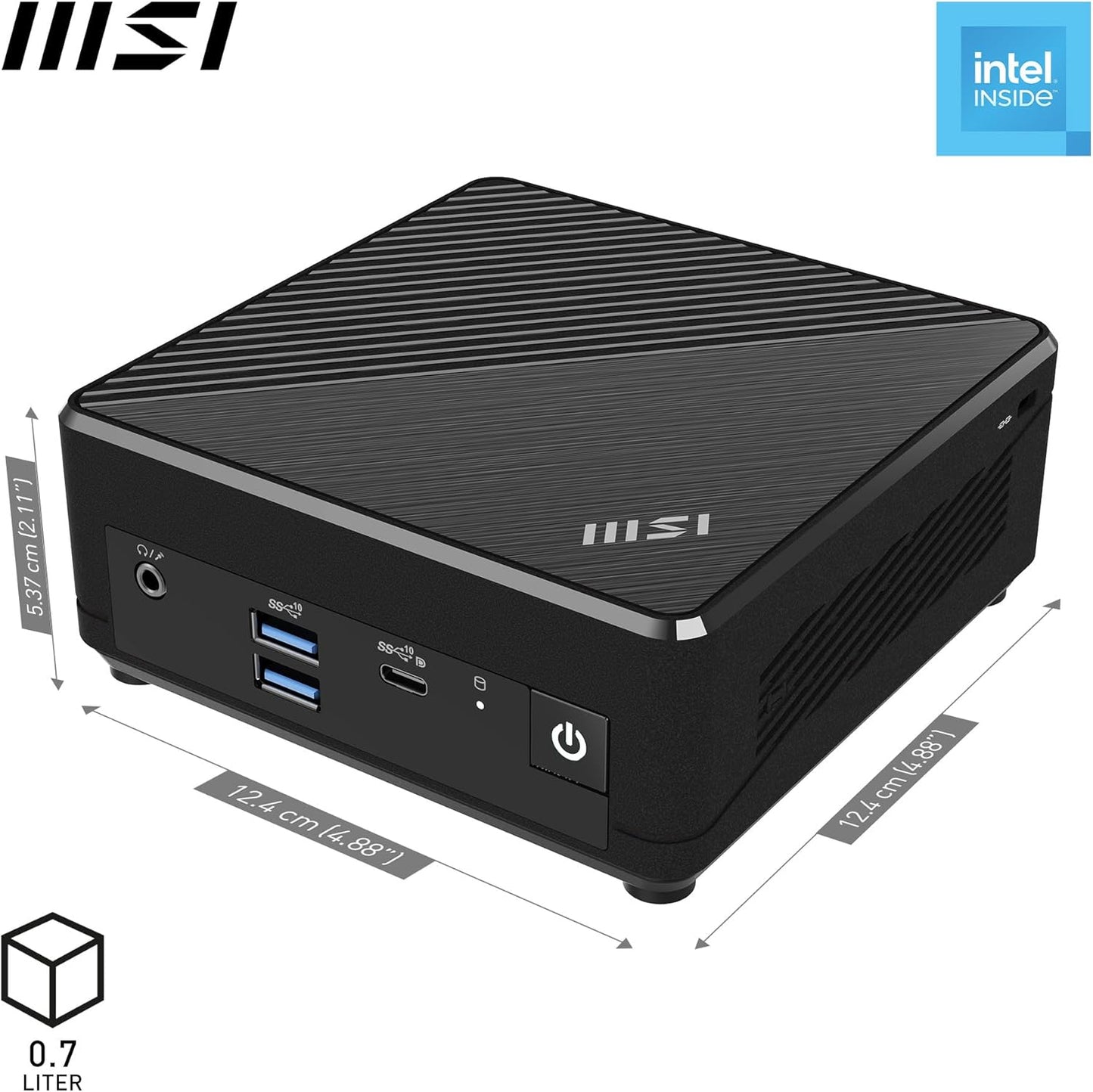 MSI CUBINADL019B Cubi N ADL Mini PC Barebone
