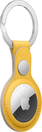 Apple MM063ZM/A AirTag Leather Key Ring Meyer Lemon
