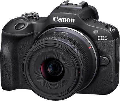 Canon 6052C022 EOS R100 Mirrorless Camera with 18-45mm & 55-210mm Lens Kit
