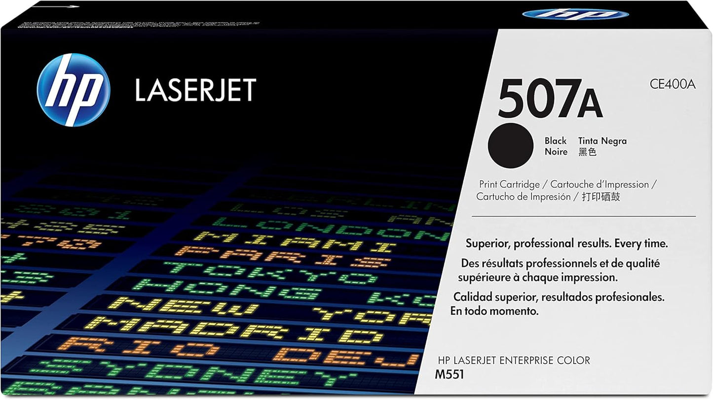 HP CE400A 507A Black LaserJet Toner