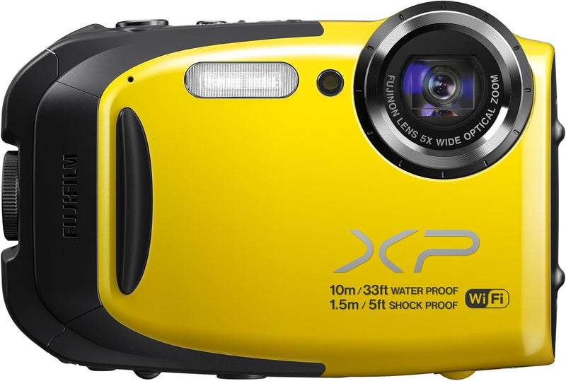 Fujifilm F FX-XP70Y Yellow Waterproof Compact Digital Camera — main product image
