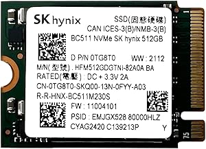 Dell BC511 512GB NVMe PCIe M.2 SSD — main product image