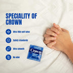 Crown CR-L-L-2100 100-Count Lubricated Latex Condoms