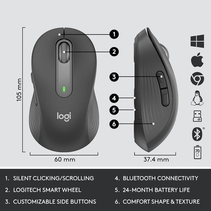 Logitech 920-010909 Signature MK650 Wireless Keyboard and Mouse Combo