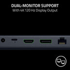 Razer RC21-02280100-R3U1 USB 4 Dock: 14 Ports, Dual 4K 120Hz