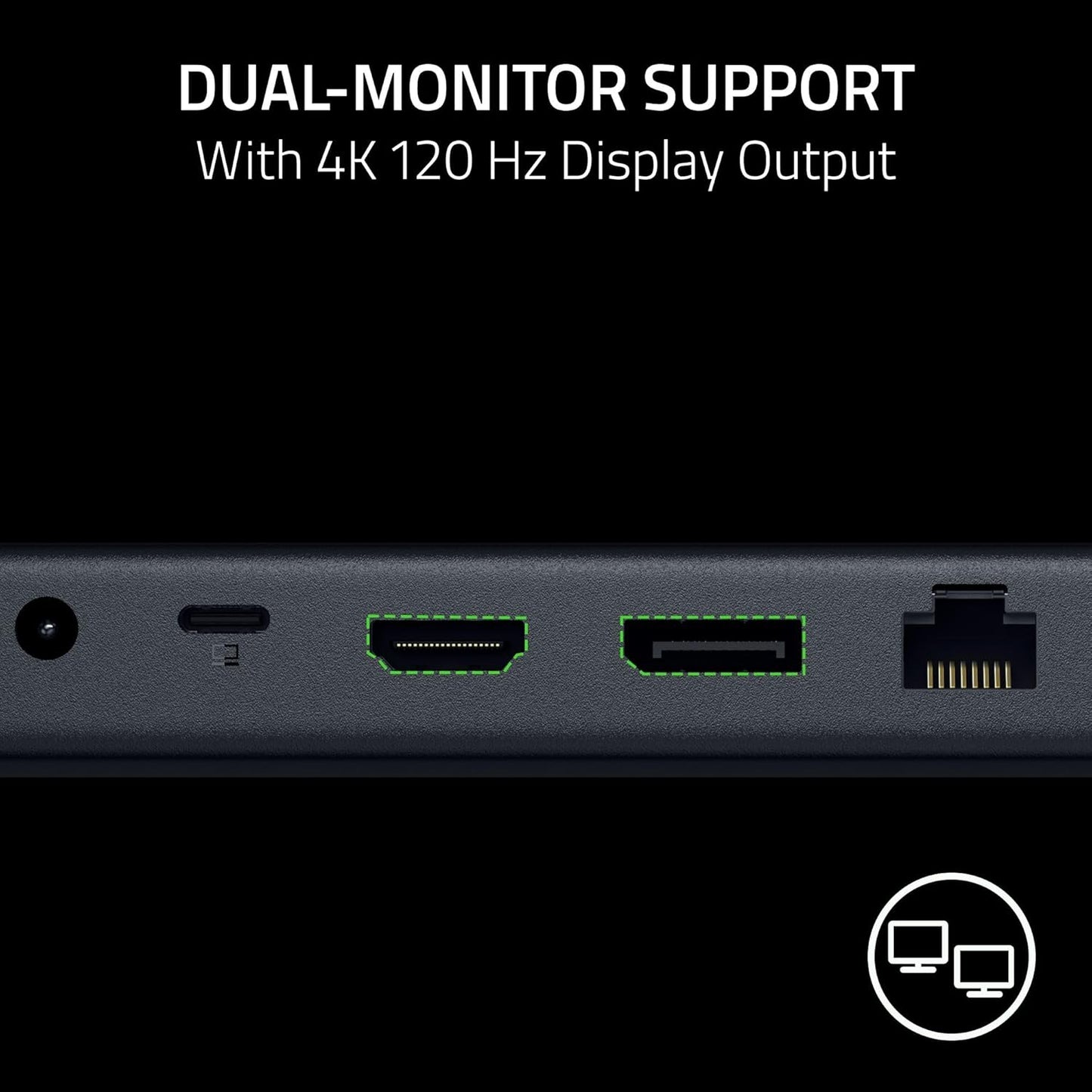 Razer RC21-02280100-R3U1 USB 4 Dock: 14 Ports, Dual 4K 120Hz