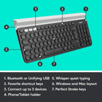 Logitech 920-008025 K780 Multi-Device Wireless Keyboard