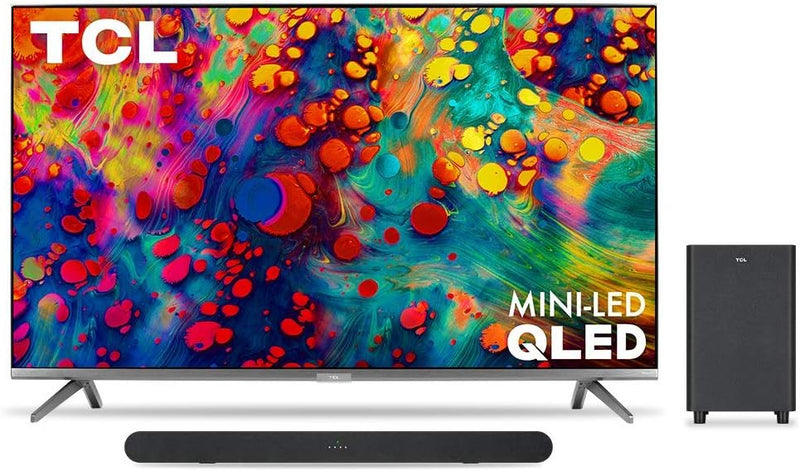 TCL 6-Series 55-inch 4K TV & Alto 6 Subwoofer — main product image