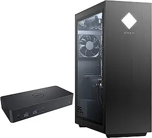 HP GT12-0124 OMEN 25L Gaming Desktop: i5-10400, 16GB, GTX 1660 Super, Dock
