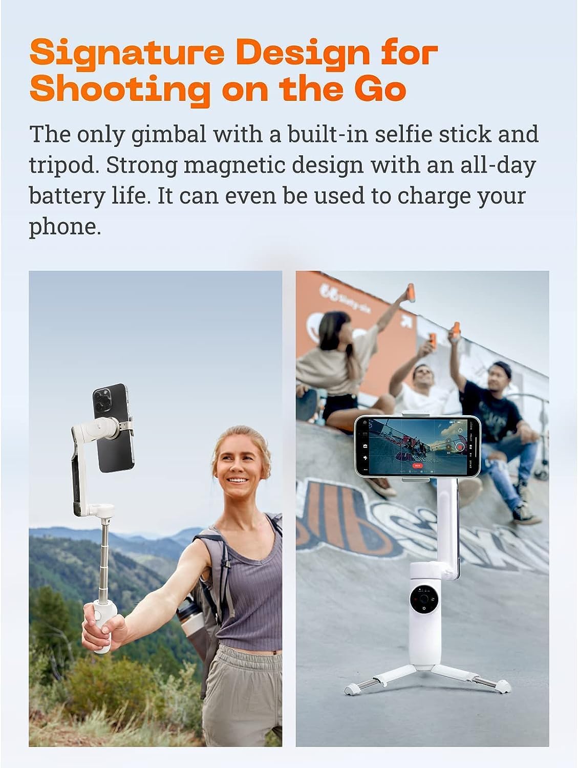 Insta360 Flow AI-Powered 3-Axis Smartphone Gimbal Stabilizer