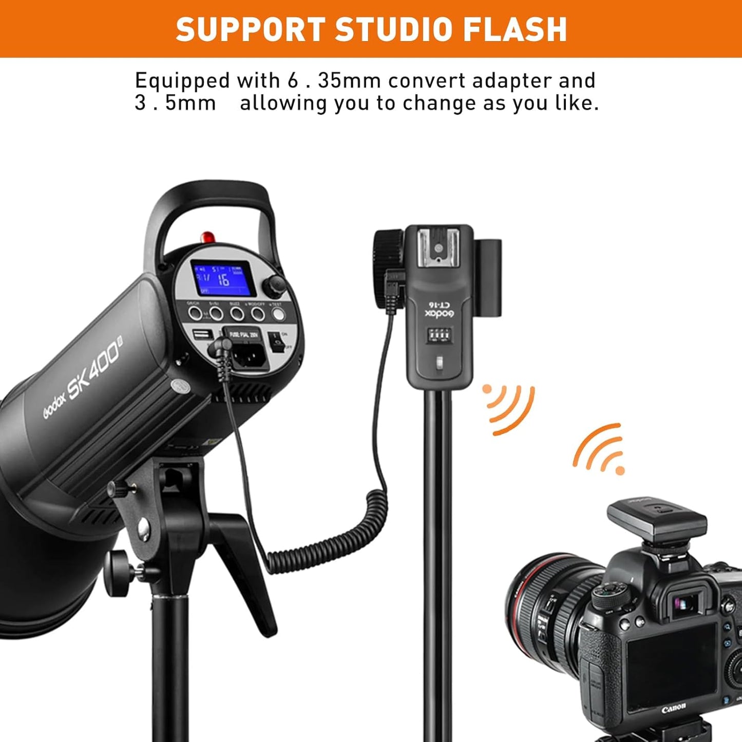 Godox CT-16 Flash Trigger Wireless Radio Kit