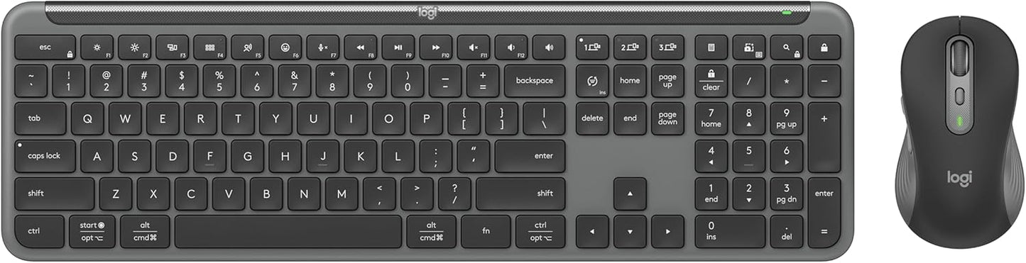 Logitech 920-012469 MK955 Signature Slim Wireless Keyboard Mouse Combo