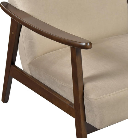 Lexicon 194840258988 Mid Century Modern Velvet Accent Chair