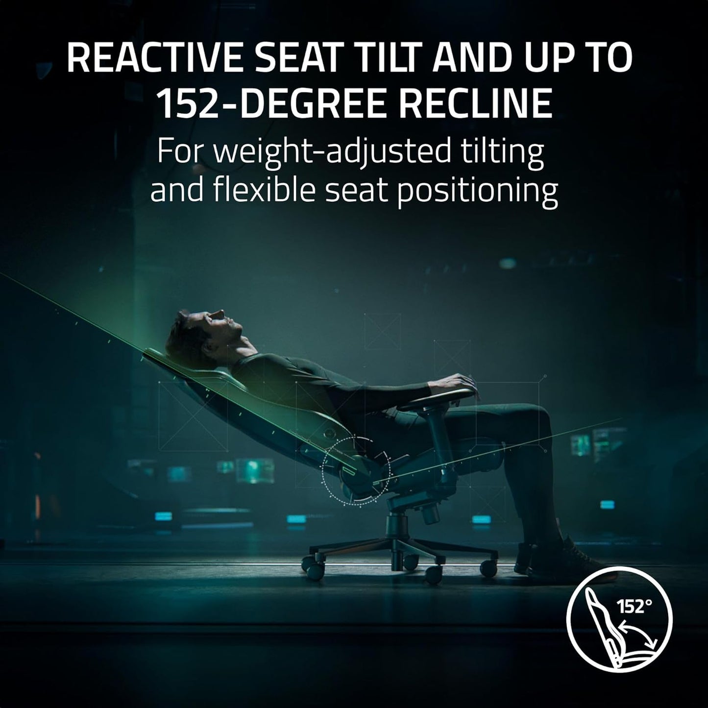 Razer RZ38-04900100-R3U1 Iskur V2 Adaptive Lumbar Gaming Chair