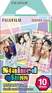Fujifilm Instax Mini Film - Stained Glass (10 Sheets)