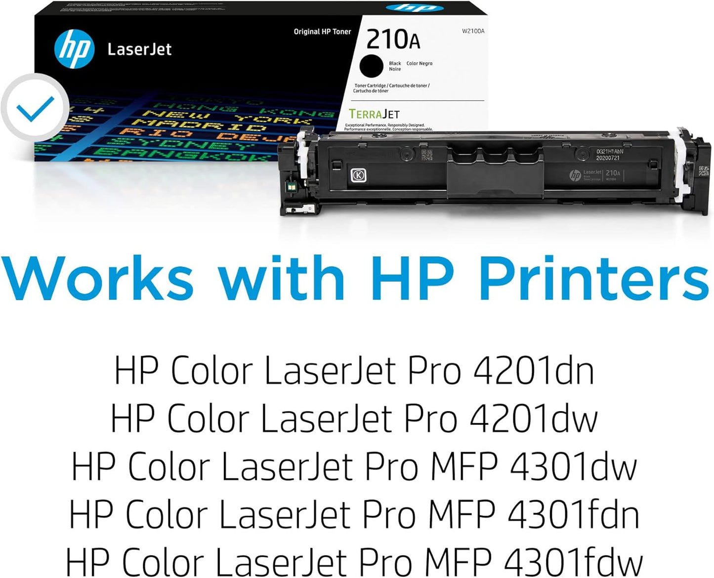 HP W2100A 210A Black Original LaserJet Toner
