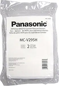 Panasonic MC-V295H Type C-19 Canister HEPA Vacuum Bags - 2-Pack