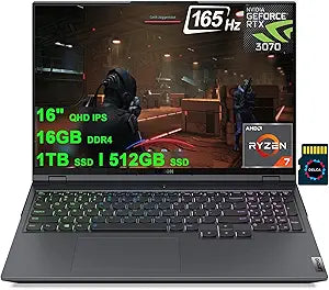 Lenovo Legion 5 Pro Gaming Laptop Ryzen 7 RTX 3060 QHD