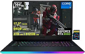 MSI GE76 Raider i7-11800H RTX 3060 17.3" Gaming Laptop