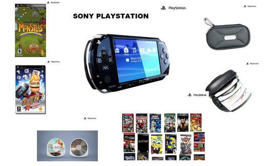 Sony PSP-1001K PlayStation Portable Value Pack Black