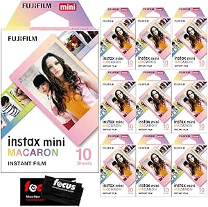 Fujifilm instax Mini Macaron - Instant Film 10-Pack Bundle