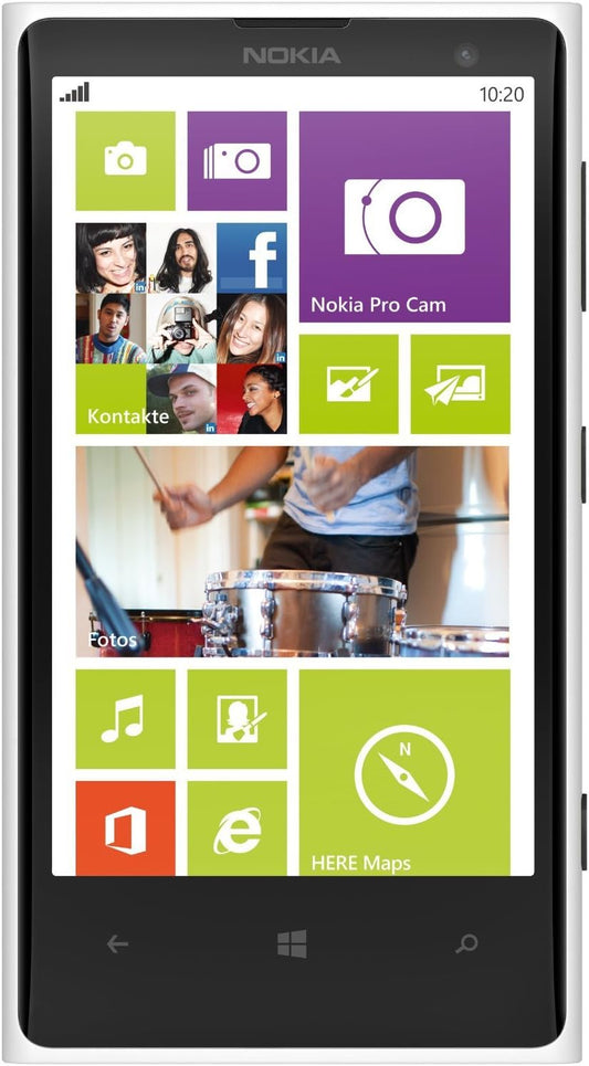 Microsoft Lumia-1020-WHT 32GB Unlocked GSM Phone White