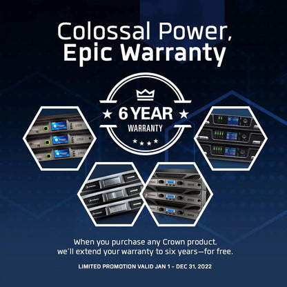 Crown XLS1502 Two-Channel Power Amplifier 525W