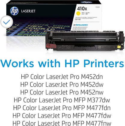 HP CF412X 410X Yellow High-Yield LaserJet Toner