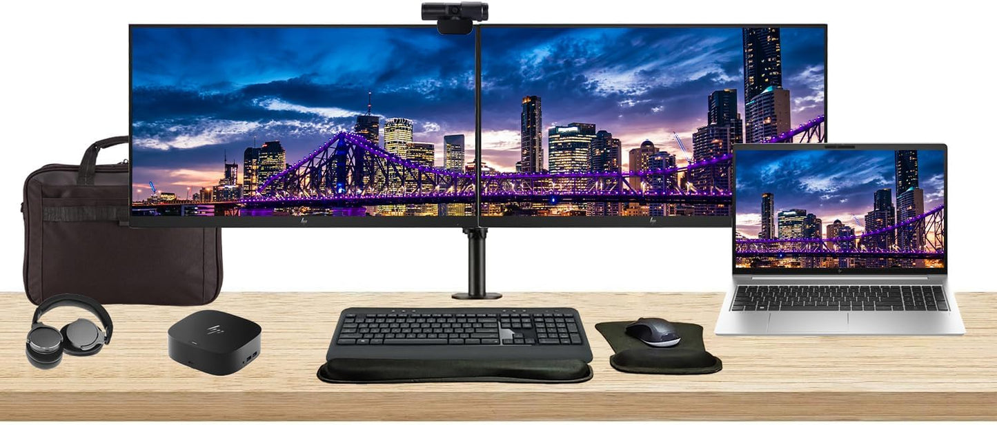 HP 450 G10 i5 ProBook Bundle Dual Monitor USB-C Dock