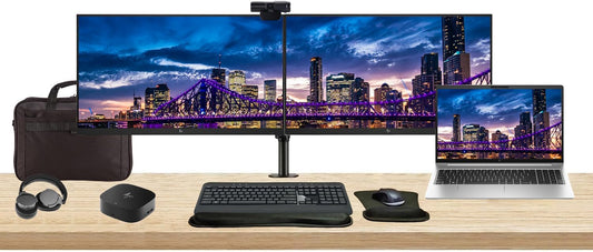 HP 450 G10 i5 ProBook Bundle Dual Monitor USB-C Dock